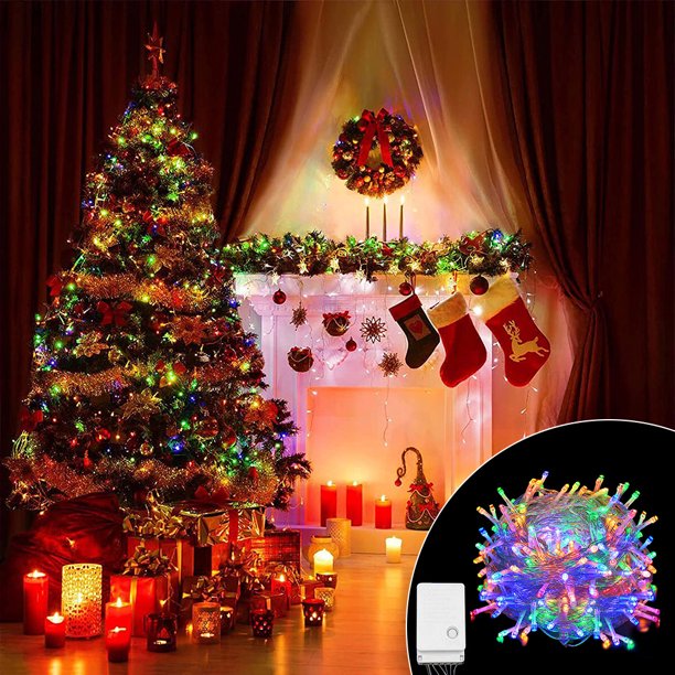 100/200 LED Waterproof String Lights - Christmas & Fairy Lights with 8 Modes