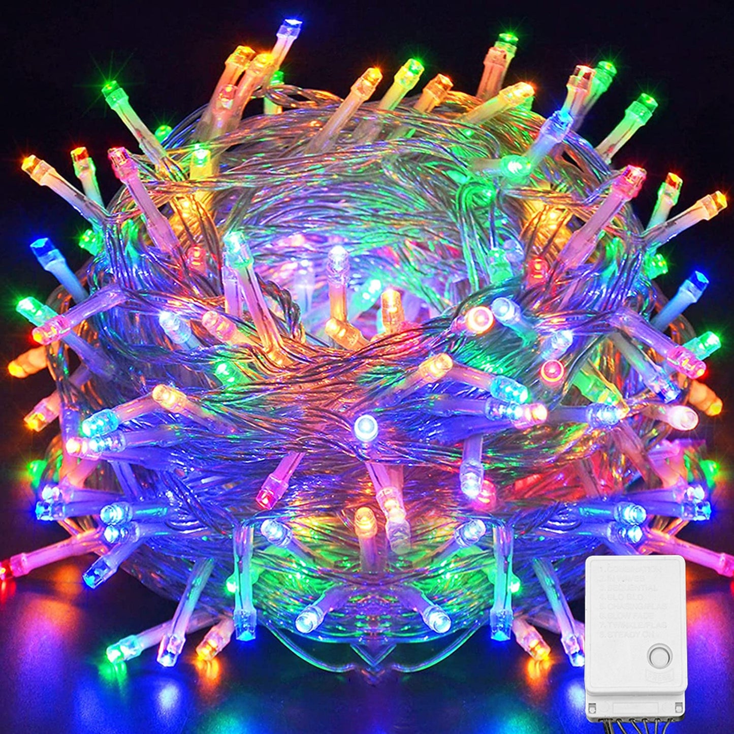 100/200 LED Waterproof String Lights - Christmas & Fairy Lights with 8 Modes