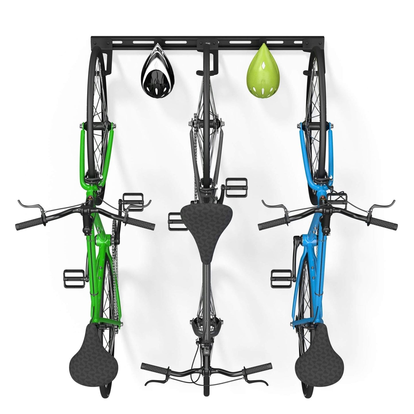 Wall Mounted Bike Rack for 3 Bikes