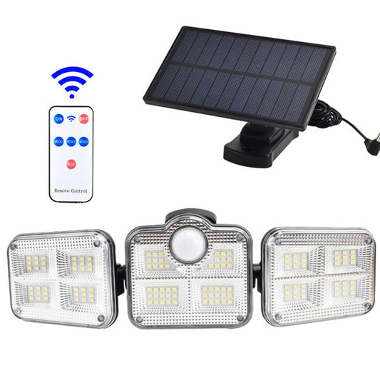 Outdoor Solar Light with Motion Sensor and Remote Control - 122 LEDs, 270 Illumination, Waterproff