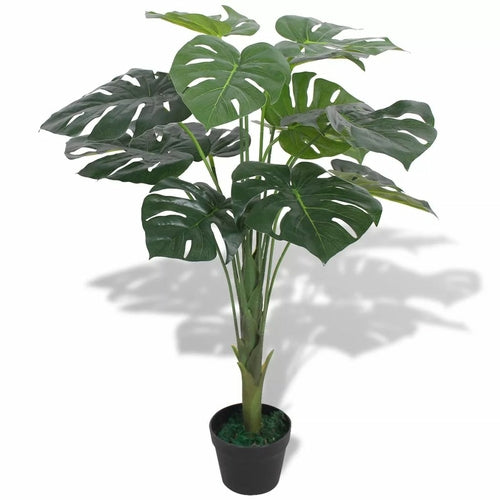 Artificial Monstera Plant in Pot -17.7", 27.6", 66.9" Realistic Faux Greenery for Home & Office Decor