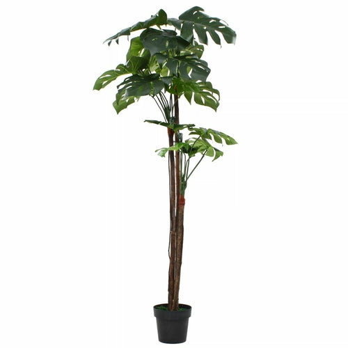 Artificial Monstera Plant in Pot -17.7", 27.6", 66.9" Realistic Faux Greenery for Home & Office Decor