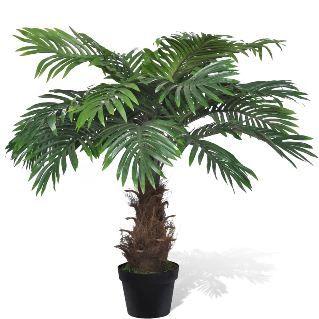 Artificial Palm Tree with Pot Multiple Sizes Aviable - 150cm, 130cm, 80cm Realistic Faux plant for Home & Office Decor