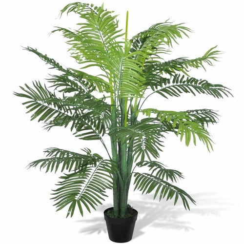 Artificial Palm Tree with Pot Multiple Sizes Aviable - 150cm, 130cm, 80cm Realistic Faux plant for Home & Office Decor