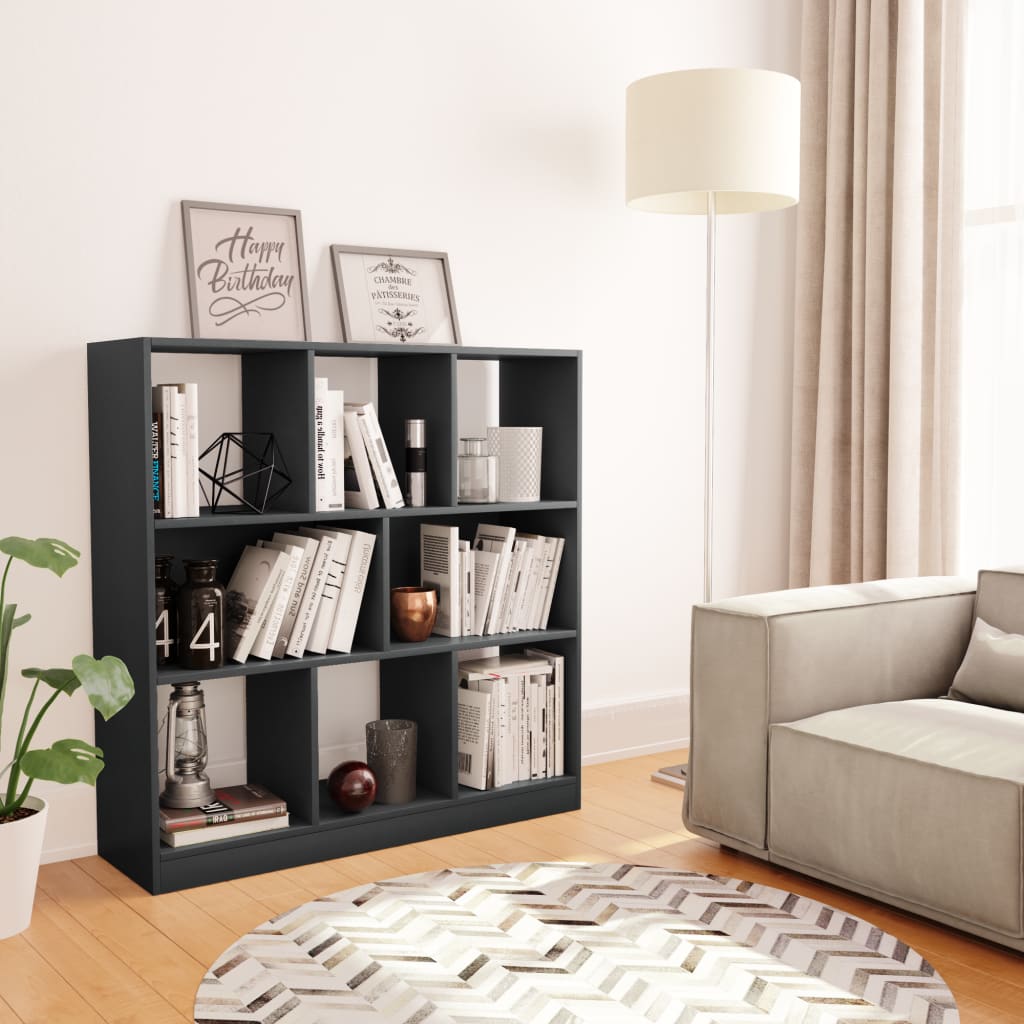 Modern Book Cabinet White - with Multiple Shelves