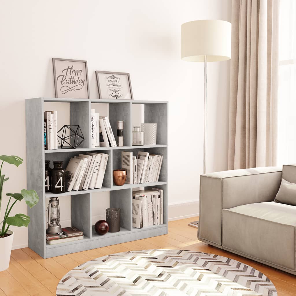 Modern Book Cabinet White - with Multiple Shelves