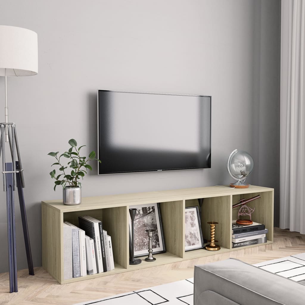 Modern 4 Compartment Bookshelf Cabinet & Horizontal Display Options