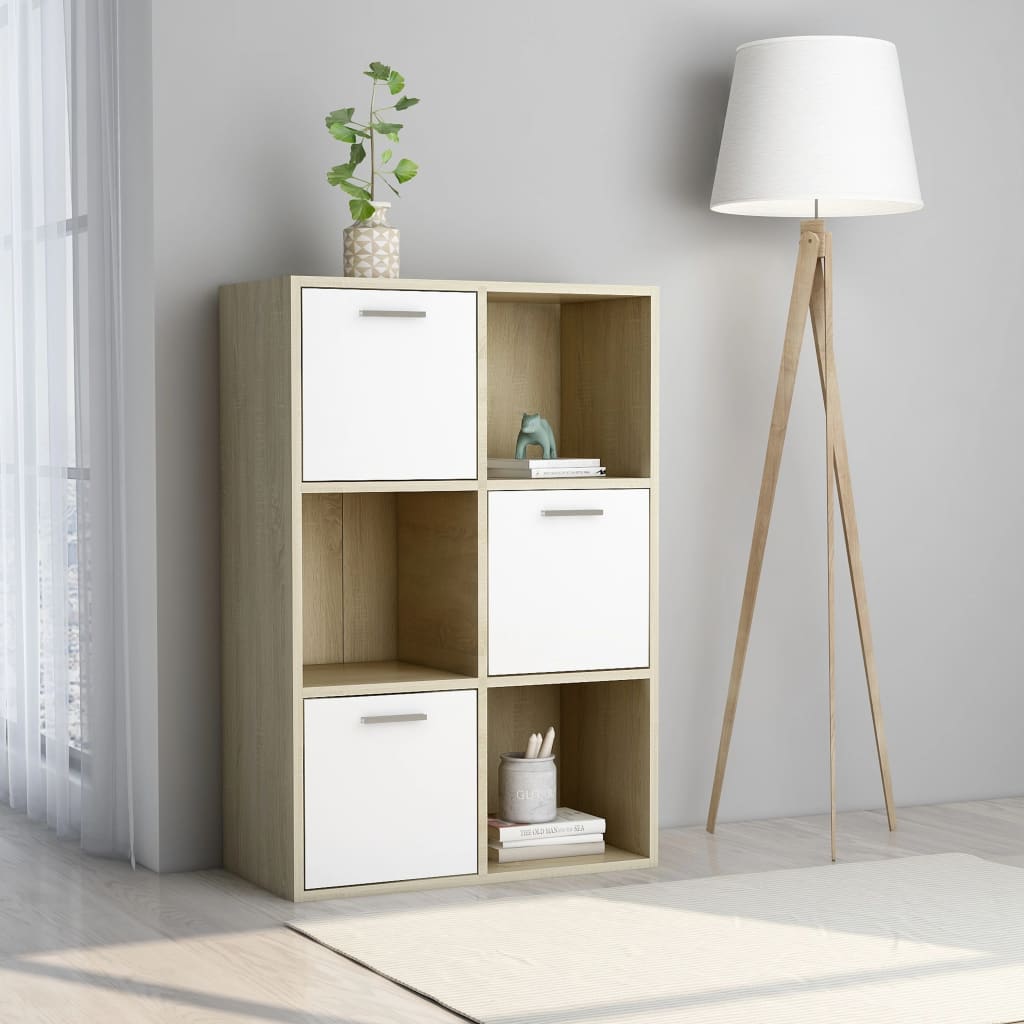 Storage Cabinet with 6 Compartments Chipboard