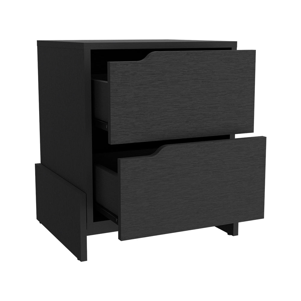 Brookland Nightstand - Modern Bedside Table with 2 Drawers