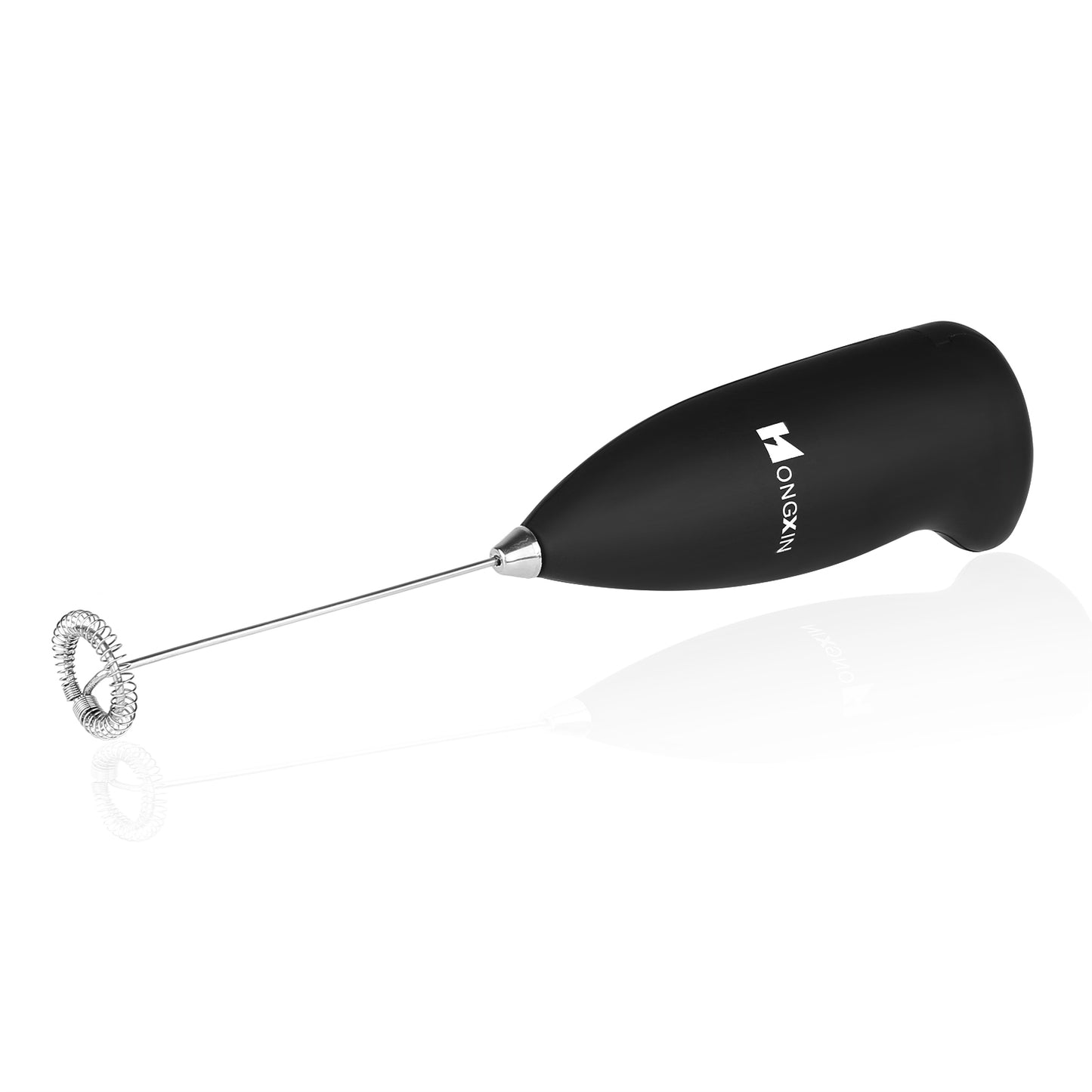 Stainless Steel Milk Frother - Handheld Foamer & Blender