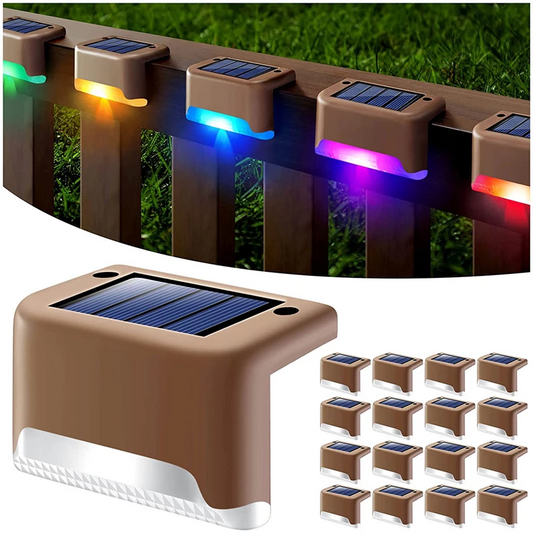 Solar Deck Lights LED Waterproof Outdoor Step Light - Energy Efficient