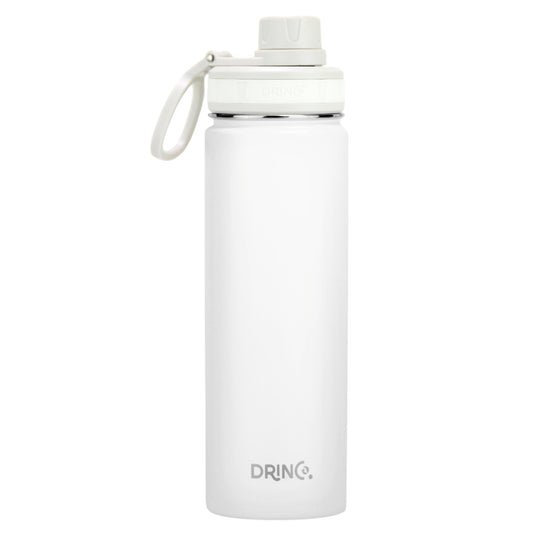 DRINCO® 22oz Stainless Steel Insulated Water Bottle - Artic White BPA-Free