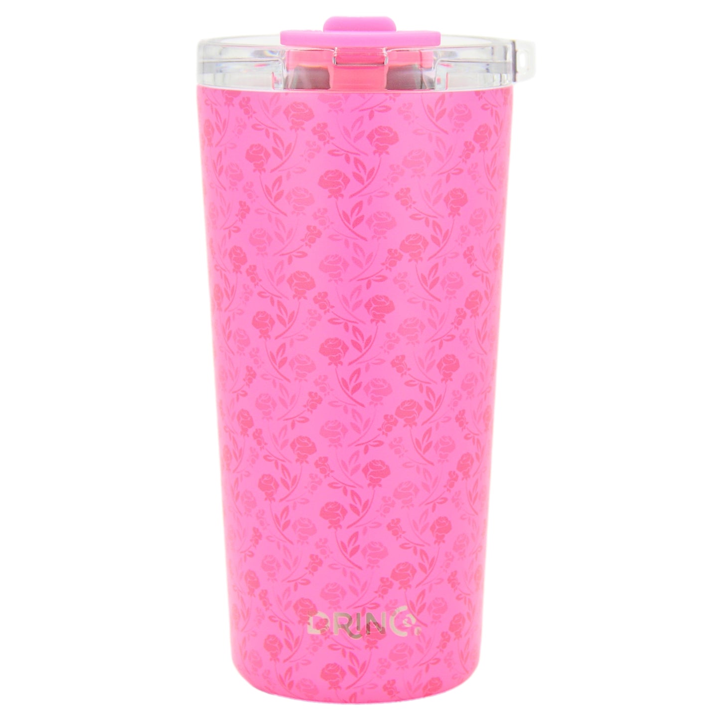 DRINCO® Seattle 20oz Insulated Tumbler -Pink Rose- Double - Wall Stainless Steel Drinkware