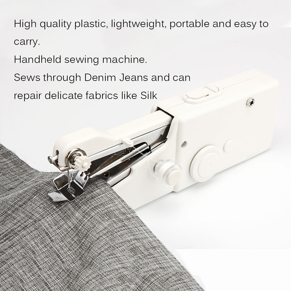 Portable Handheld Sewing Machine with Accessories - Lightweight & Compact