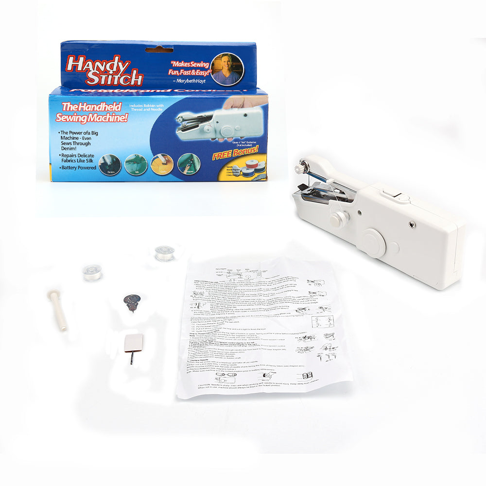 Portable Handheld Sewing Machine with Accessories - Lightweight & Compact