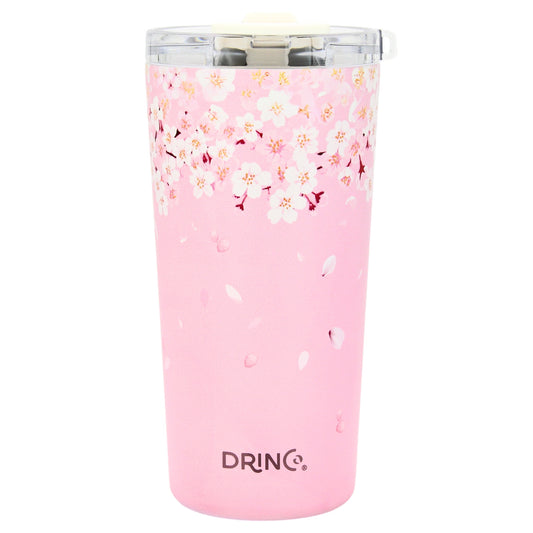 DRINCO® Seattle 20oz Insulated Tumbler Spill Proof Lid w/straw-Sakura