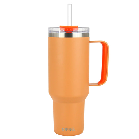 Drinco 30oz BugSur Tumbler with Handle (Cantaloupe)