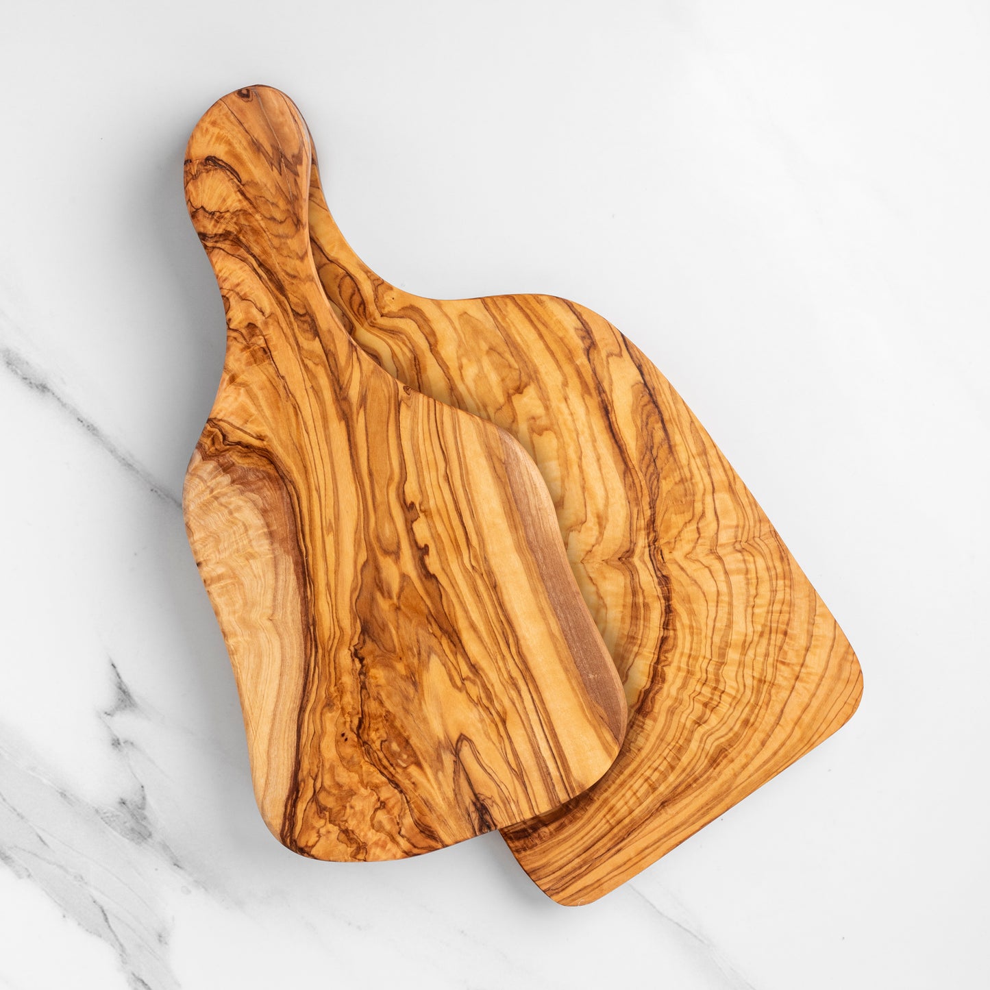 Handmade Olive Wood Cutting Board with Handle - Durable & Stylish Kitchen Essential