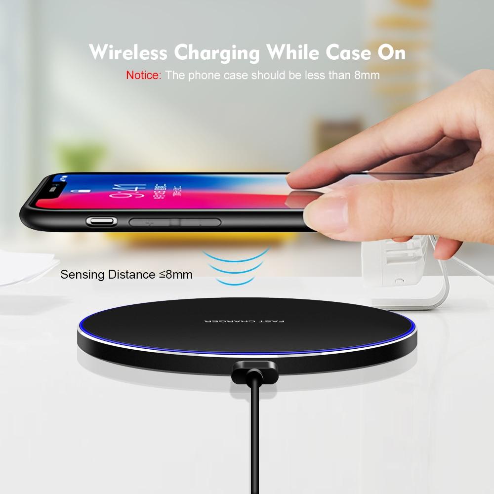 Dragon W9 30W Wireless Charging Pad ' Ultra Slim Fast Charger for iPhone 15, Samsung, and All Qi-Enabled Devices