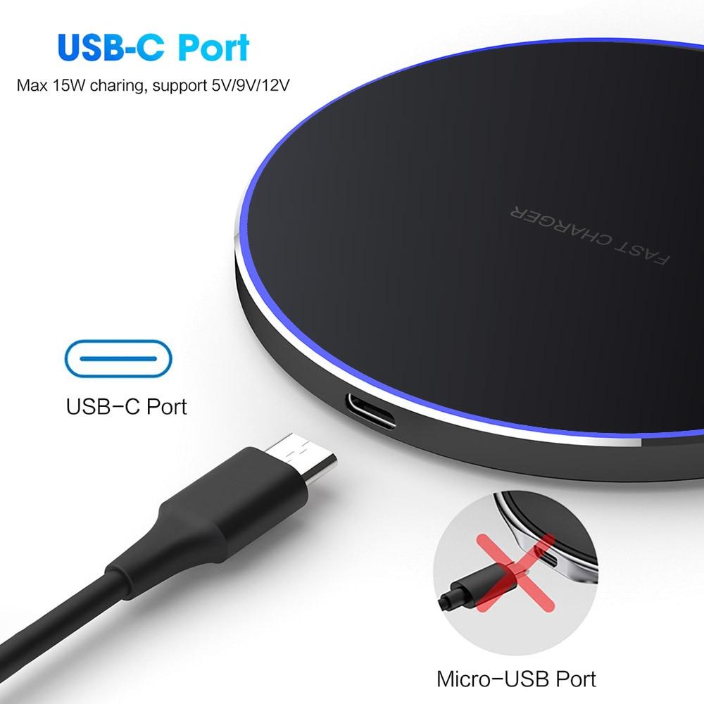 Dragon W9 30W Wireless Charging Pad ' Ultra Slim Fast Charger for iPhone 15, Samsung, and All Qi-Enabled Devices