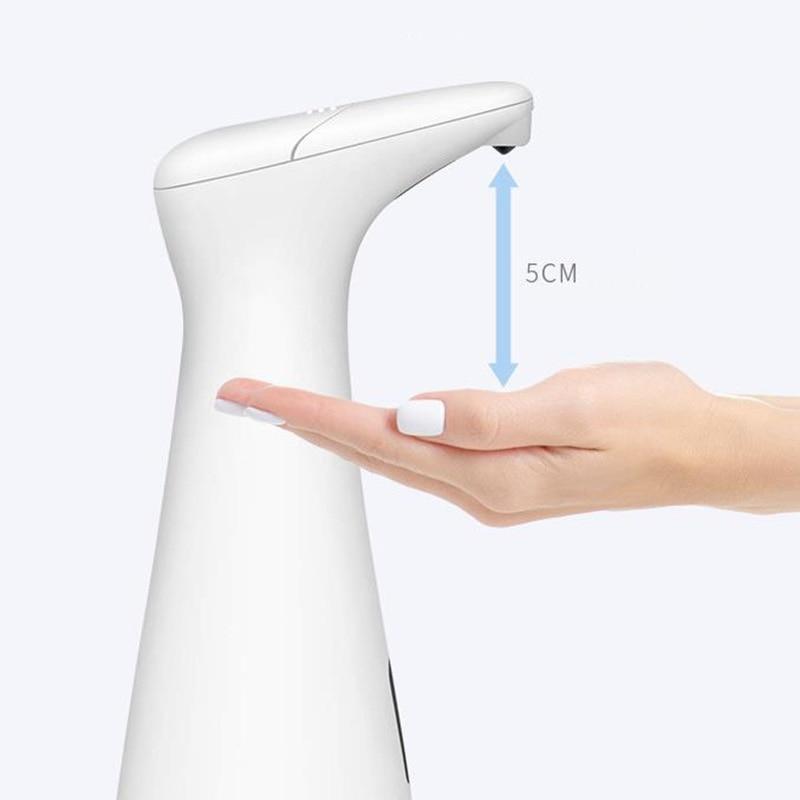 Touchless Automatic Soap Dispenser 200ml Capacity Battery-Operated Sensor Pump for Bathroom & Kitchen