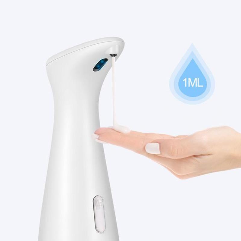 Touchless Automatic Soap Dispenser 200ml Capacity Battery-Operated Sensor Pump for Bathroom & Kitchen