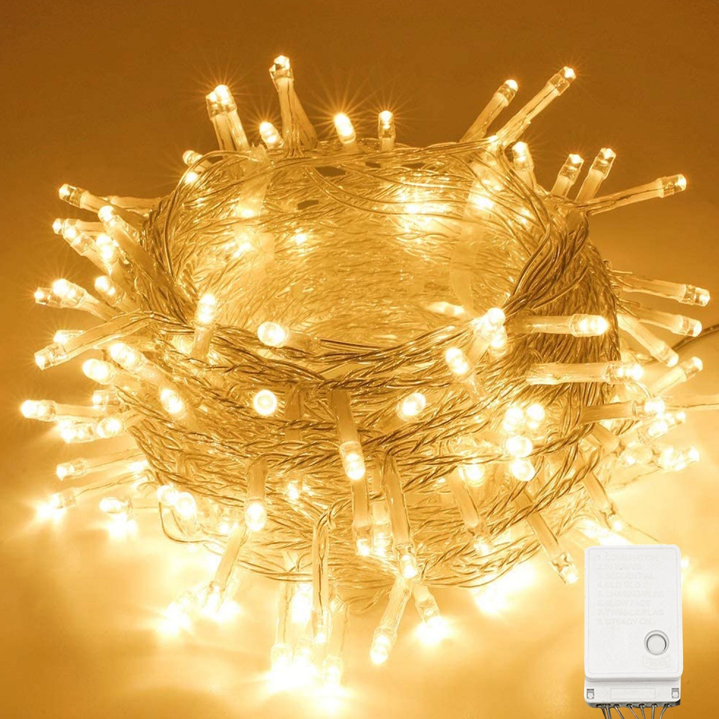 100/200 LED Waterproof String Lights - Christmas & Fairy Lights with 8 Modes